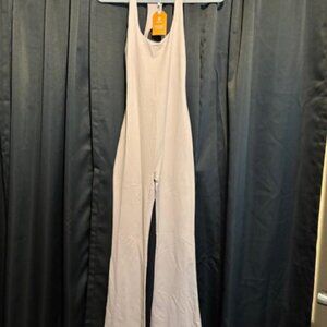 Reoria Women's Full Body Sexy Scoop Neck Bodycon Fare Jumpsuit Size Small NWT